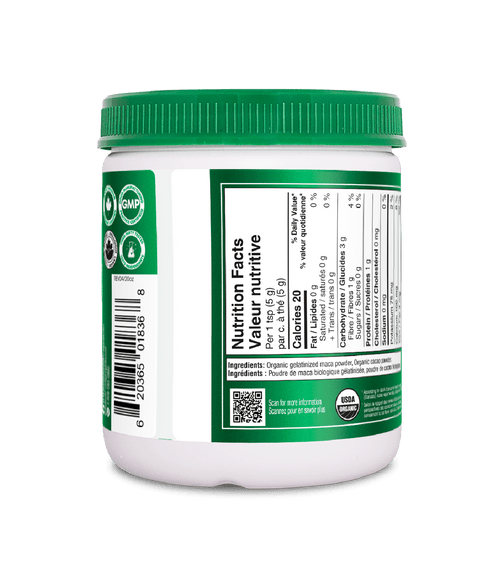 Maca + Cacao Powder - 200 g - Organika Health Products