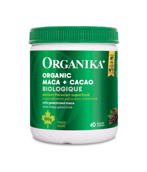 Maca + Cacao Powder - 200 g - Organika Health Products
