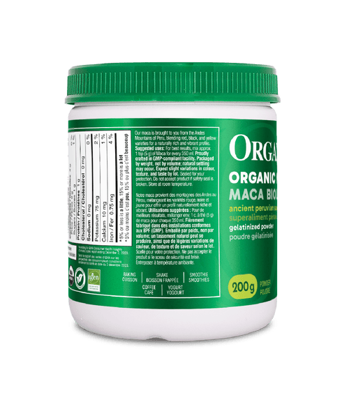Maca Powder - 200 g - Organika Health Products