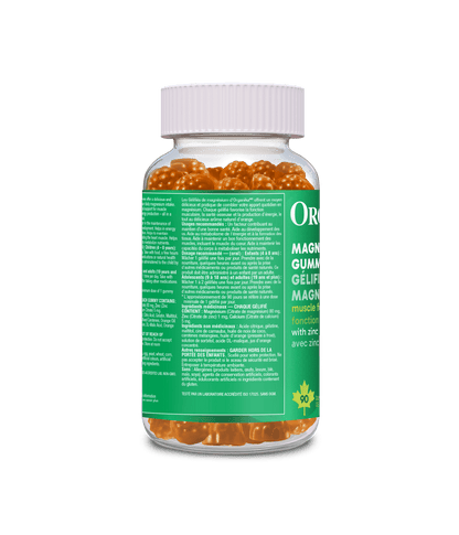 Magnesium Gummies - 90 Gummies - Organika Health Products