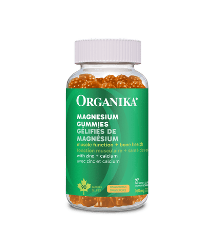 Magnesium Gummies - 90 Gummies - Organika Health Products