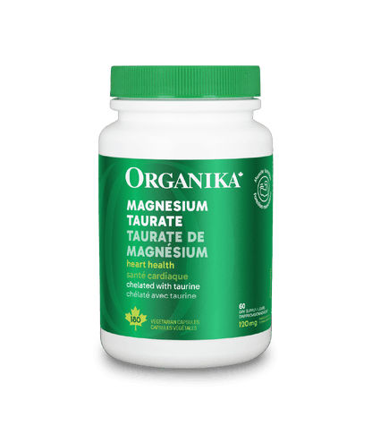 Magnesium Taurate - 180 vegetarian capsules - Organika Health Products