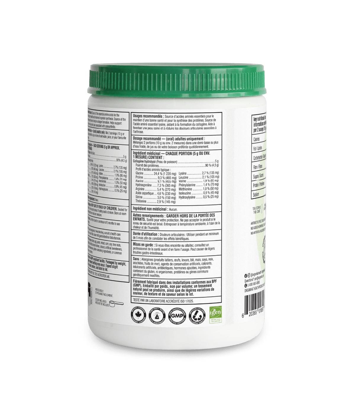 Marine Collagen - 250 g - Organika Health Products