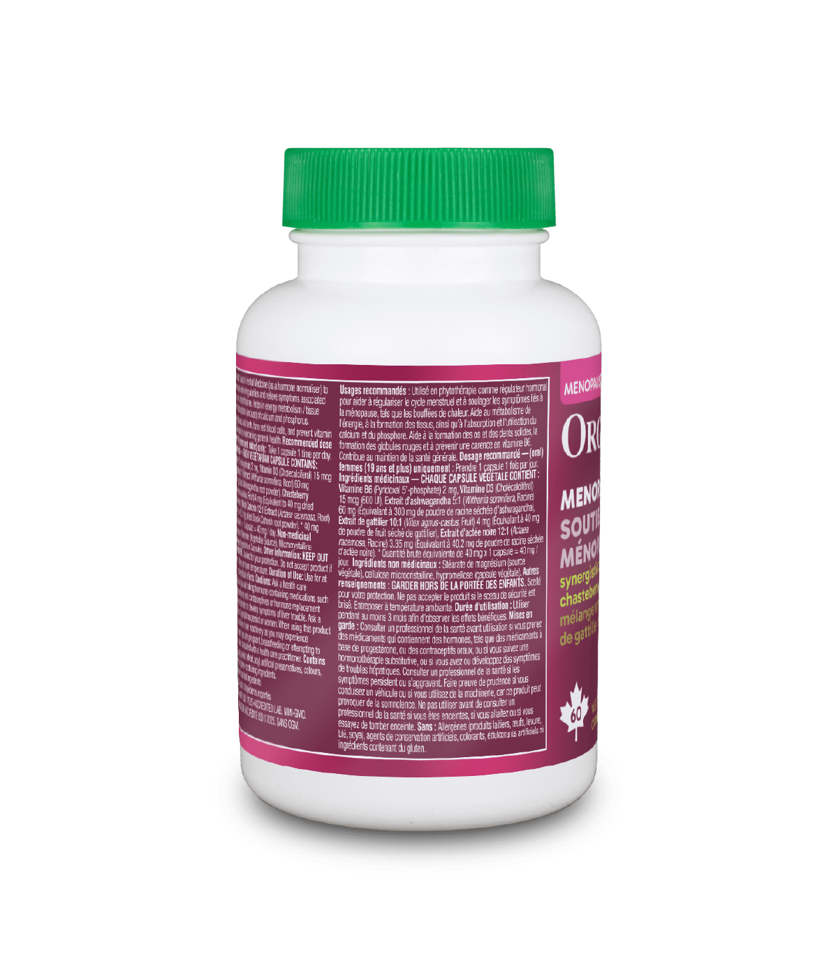 Menopause Support - 60 Vcaps - Organika Health Products