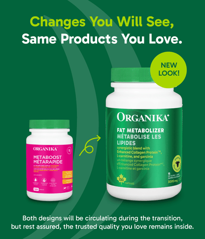 Metaboost Fat Metabolizing Complex Capsules - 120 capsules - Organika Health Products