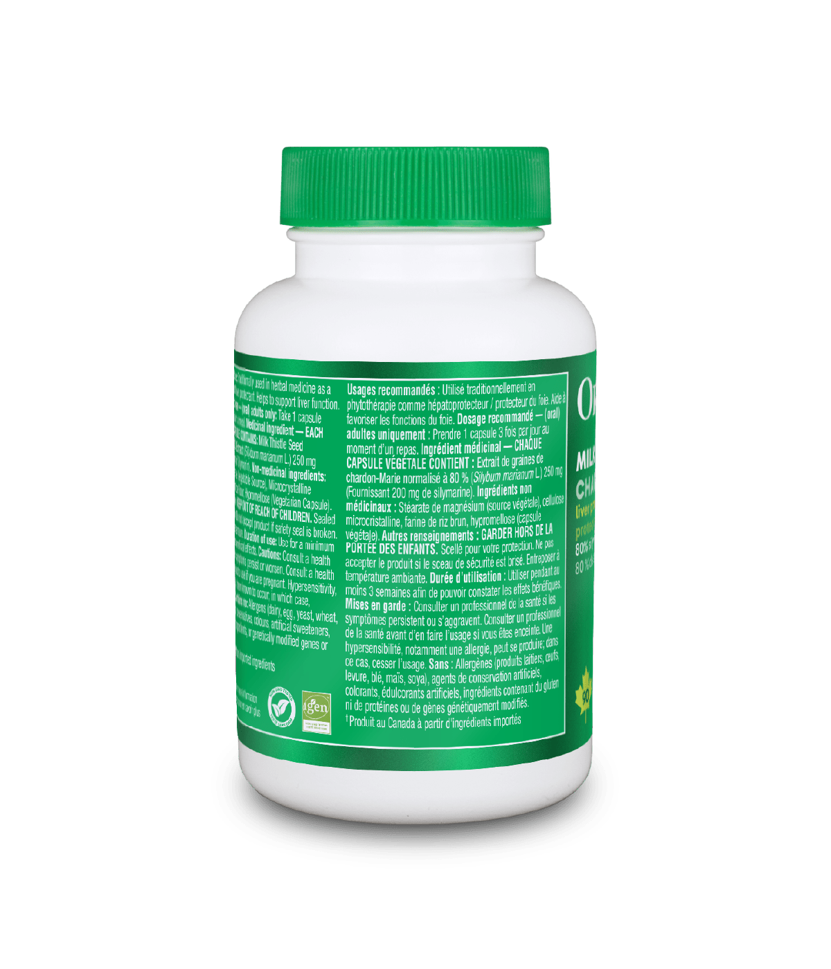 Milk Thistle - 90 Vcaps - Organika Health Products