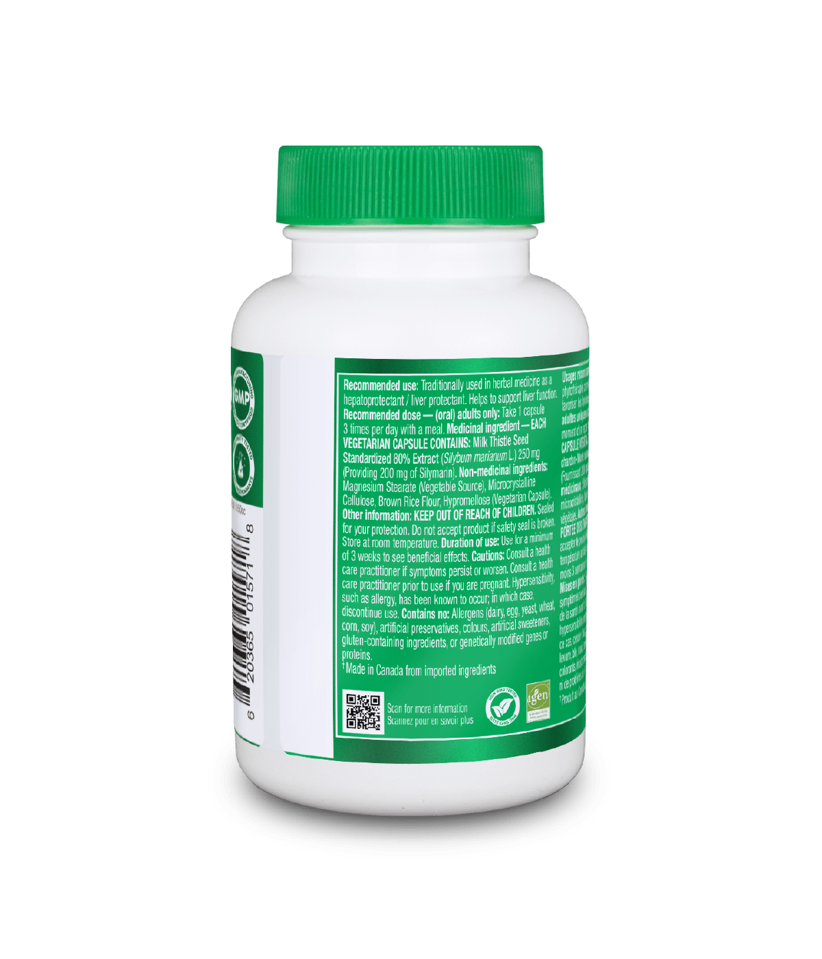 Milk Thistle - 90 Vcaps - Organika Health Products
