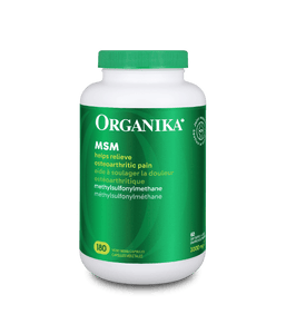 MSM (Methylsulfonylmethane) - 180 Vcaps - Organika Health Products