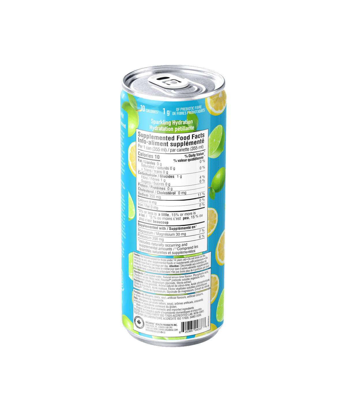 MÜV Sparkling Electrolytes - 355 ml Box (4 Pack) - Organika Health Products