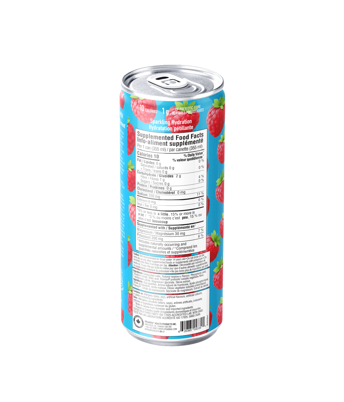 MÜV Sparkling Electrolytes - 355 ml Box (4 Pack) - Organika Health Products