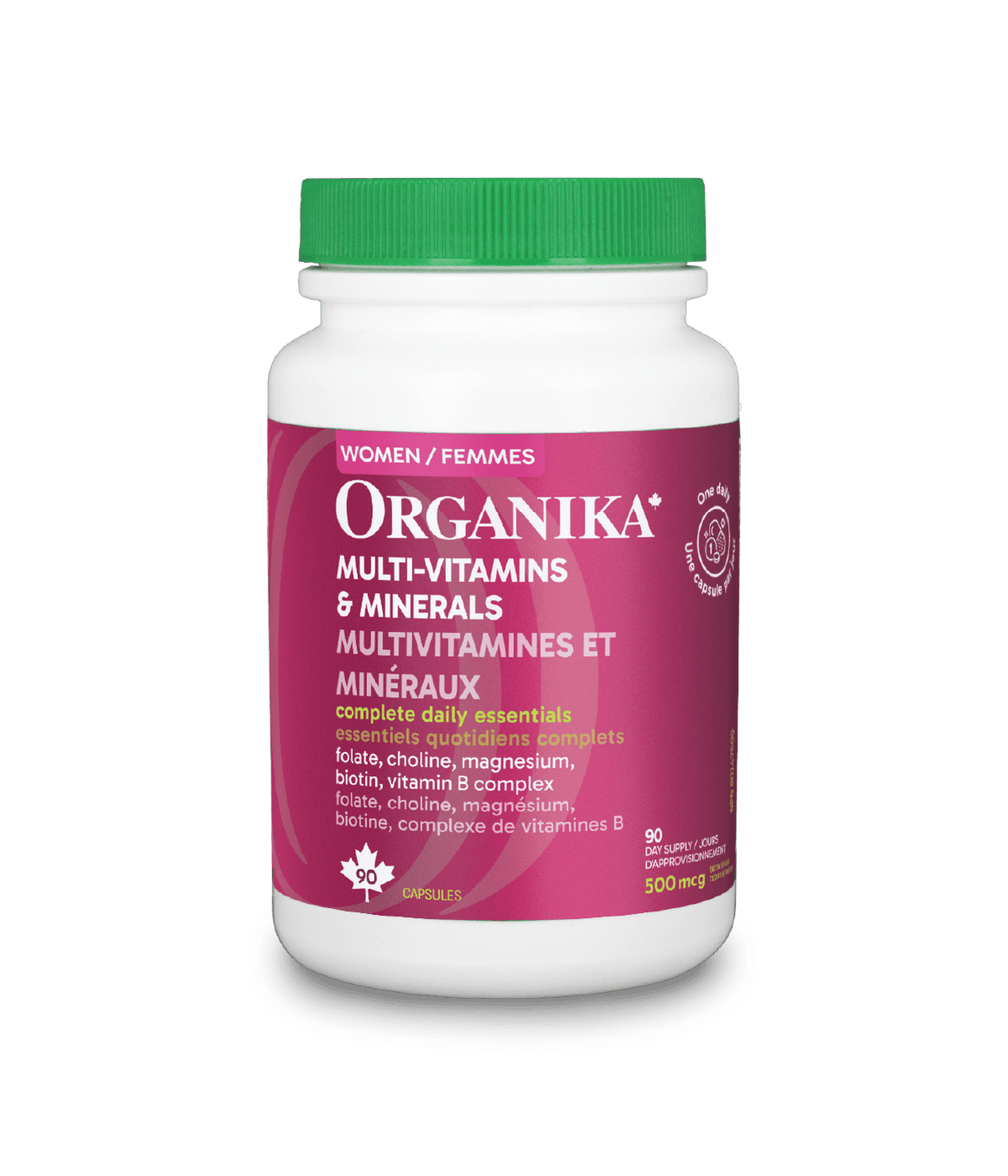 Multi-Vitamins & Minerals - 90 Vcaps - Organika Health Products