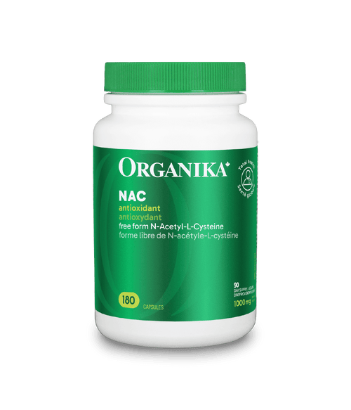 NAC (N - Acetyl - L - Cysteine) - 180 caps - Organika Health Products