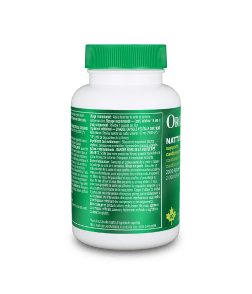 Nattokinase - 90 Vcaps - Organika Health Products