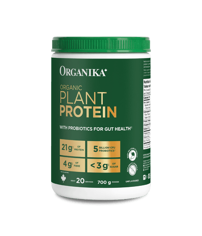 Organic Plant Protein with Probiotics for Gut Health - Unflavoured