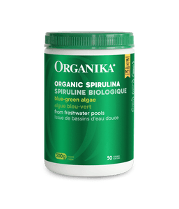 Organic Spirulina Powder - 300 g - Organika Health Products