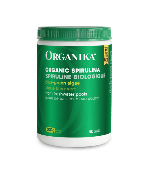 Organic Spirulina Powder - 300 g - Organika Health Products