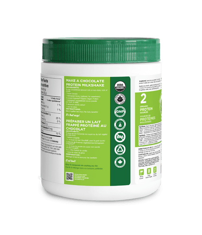 Organic Vegan Protein with Prebiotics & Probiotics - Unflavoured - Organika Health Products