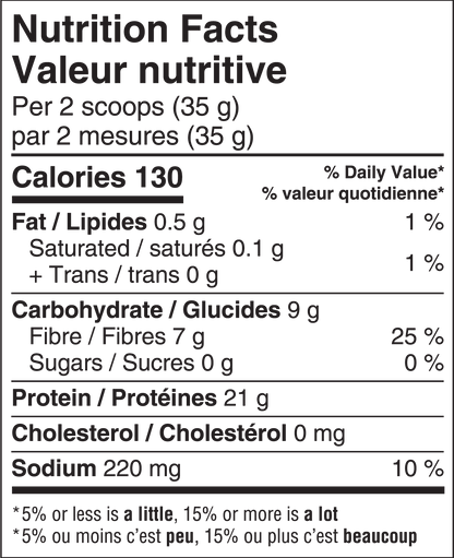 Organic Vegan Protein with Prebiotics & Probiotics - Unflavoured - Organika Health Products