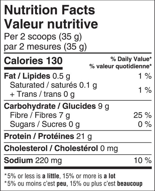 Organic Vegan Protein with Prebiotics & Probiotics - Unflavoured - Organika Health Products