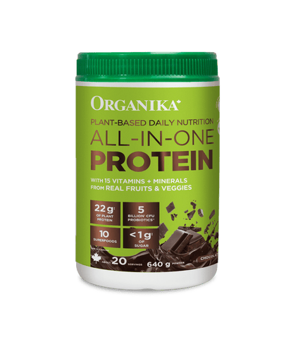 Plant-Based Daily Nutrition All-In-One Protein - 640 g - Organika Health Products