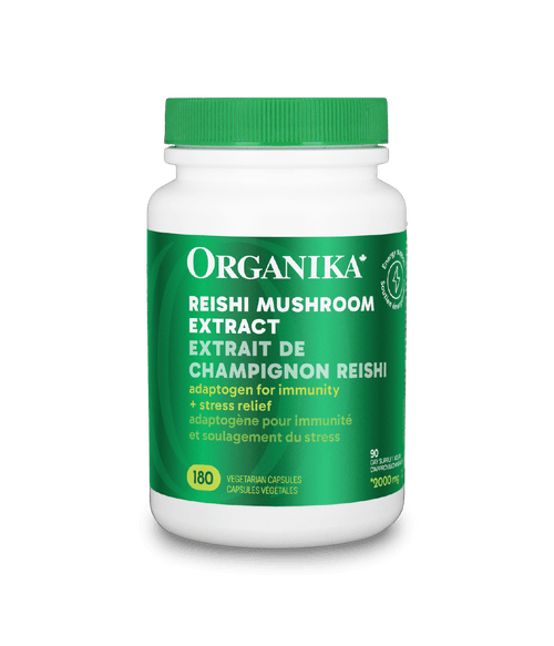 Reishi Mushroom Extract - 180 Vcaps - Organika Health Products