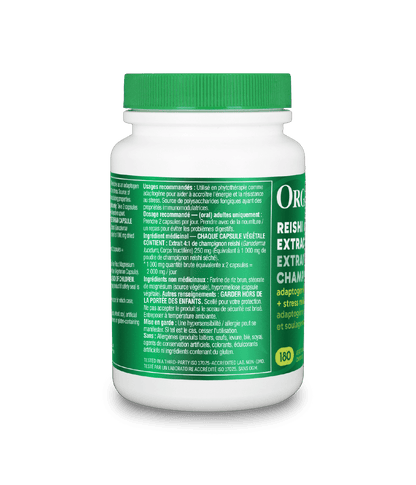 Reishi Mushroom Extract - 180 Vcaps - Organika Health Products