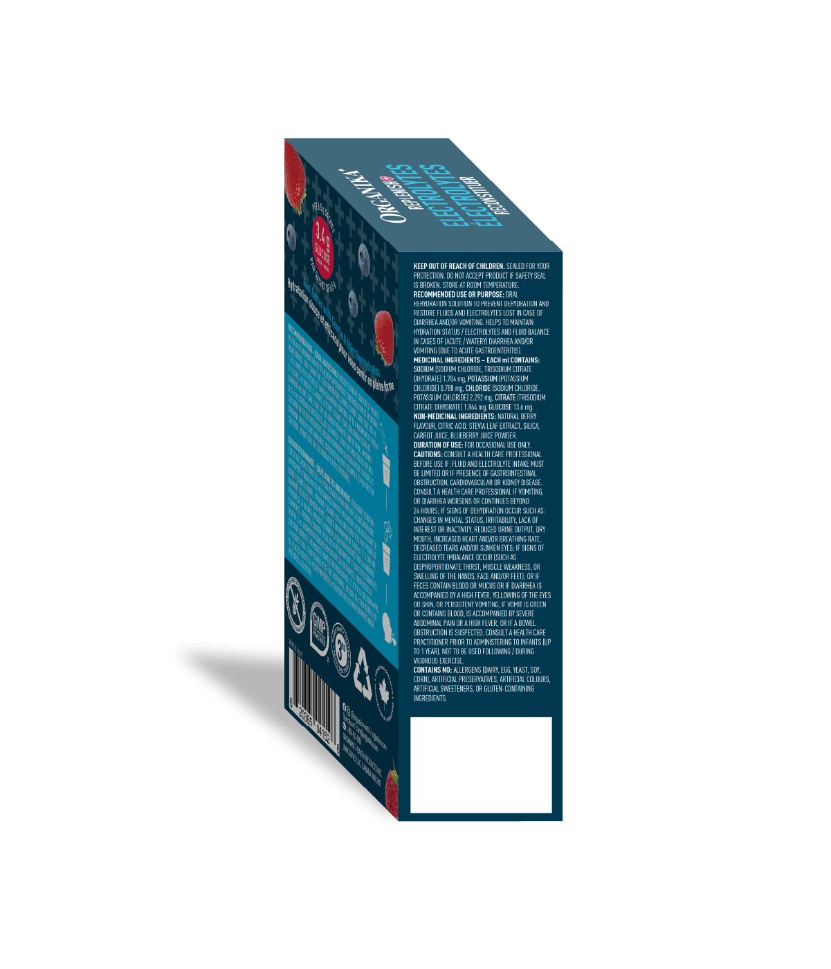 Replenish Electrolytes - 8 Pack Box - Organika Health Products