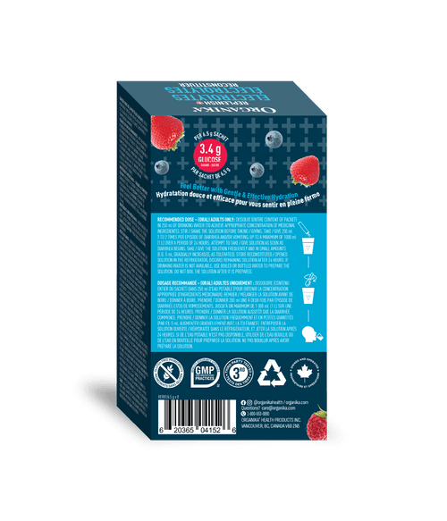 Replenish Electrolytes - 8 Pack Box - Organika Health Products