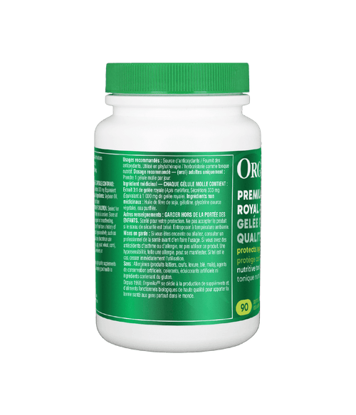 Royal Jelly - 120 Softgel Caps / 500 mg - Organika Health Products