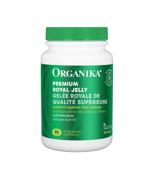 Royal Jelly - 90 Softgel Caps / 1000 mg - Organika Health Products