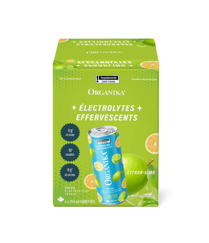 Sparkling Electrolytes (4 Pack) - 355 ml Box (4 Pack) - Organika Health Products