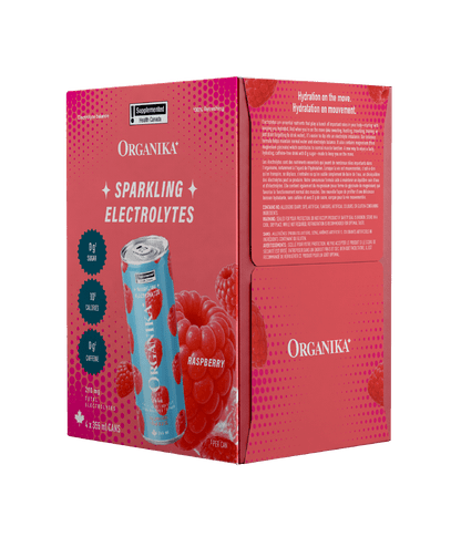 Sparkling Electrolytes (4 Pack) - 355 ml Box (4 Pack) - Organika Health Products