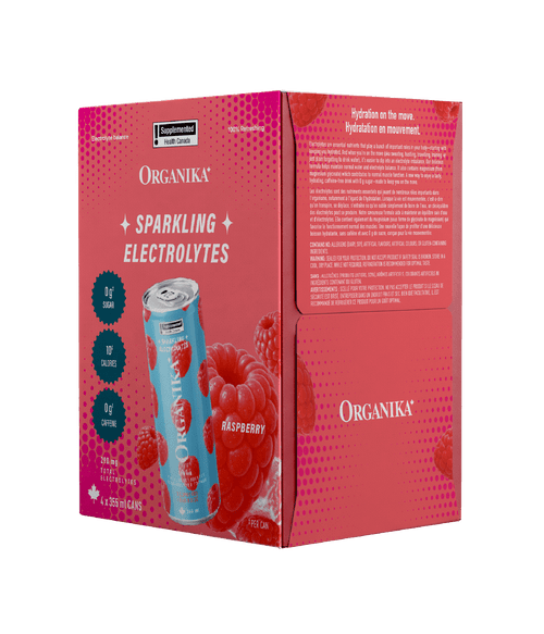 Sparkling Electrolytes (4 Pack) - 355 ml Box (4 Pack) - Organika Health Products