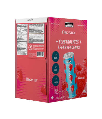 Sparkling Electrolytes (4 Pack) - 355 ml Box (4 Pack) - Organika Health Products