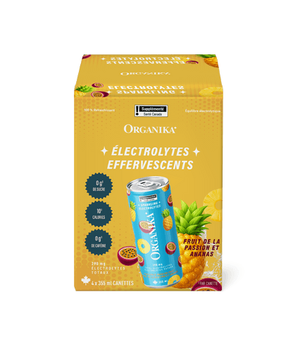 Sparkling Electrolytes (4 Pack) - 355 ml Box (4 Pack) - Organika Health Products