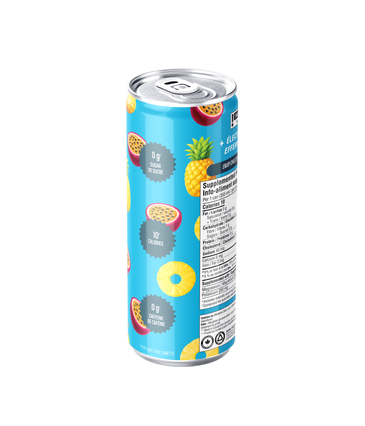 Sparkling Electrolytes (4 Pack) - 355 ml Box (4 Pack) - Organika Health Products