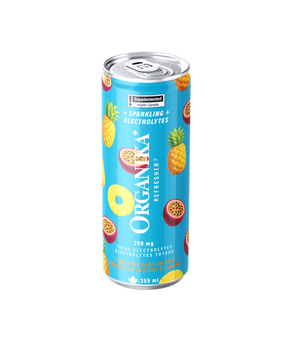 Sparkling Electrolytes (4 Pack) - 355 ml Box (4 Pack) - Organika Health Products