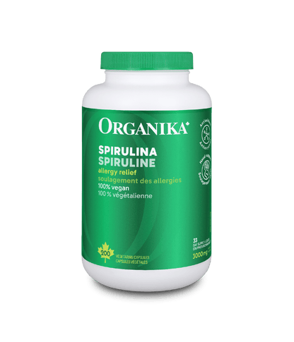 Spirulina Tablets - 500 mg/200 Vcaps - Organika Health Products