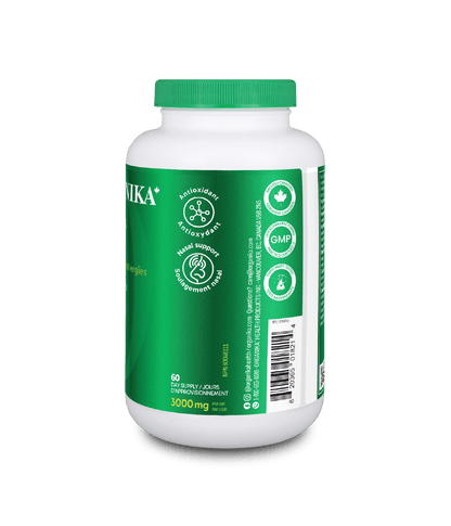 Spirulina Tablets - 500 mg/200 Vcaps - Organika Health Products