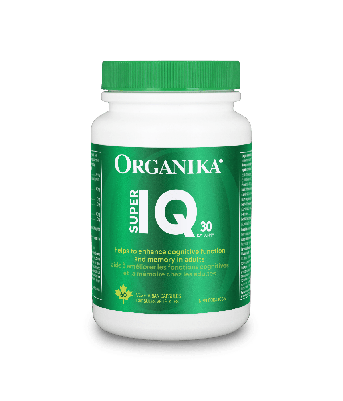 Super IQ - 60 Vcaps - Organika Health Products
