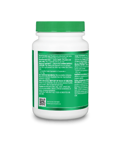 Tart Cherry - 120 Vcaps - Organika Health Products