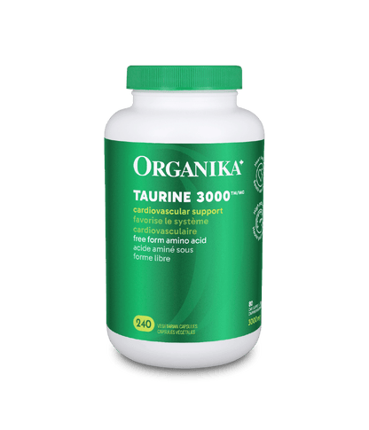 Taurine 3000 Ultra Strength - 240 vcaps - Organika Health Products