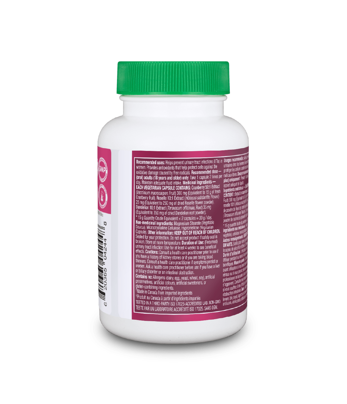 UTI Support + Protect - 60 Vcaps - Organika Health Products