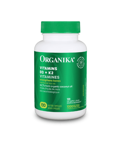 Vitamins D3 + K2