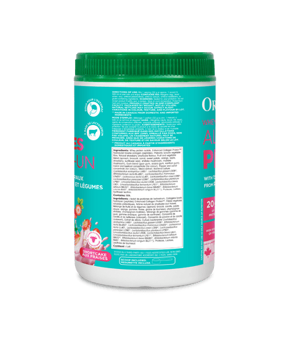 Whey - Based Daily Nutrition All - In - One Protein - Strawberry Shortcake - 640 g - Organika Health Products