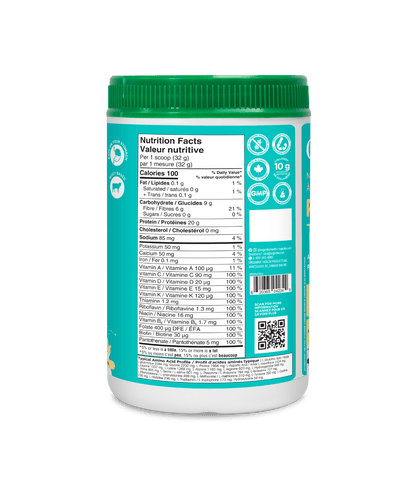 Whey - Based Daily Nutrition All - In - One Protein - Vanilla - 640 g - Organika Health Products