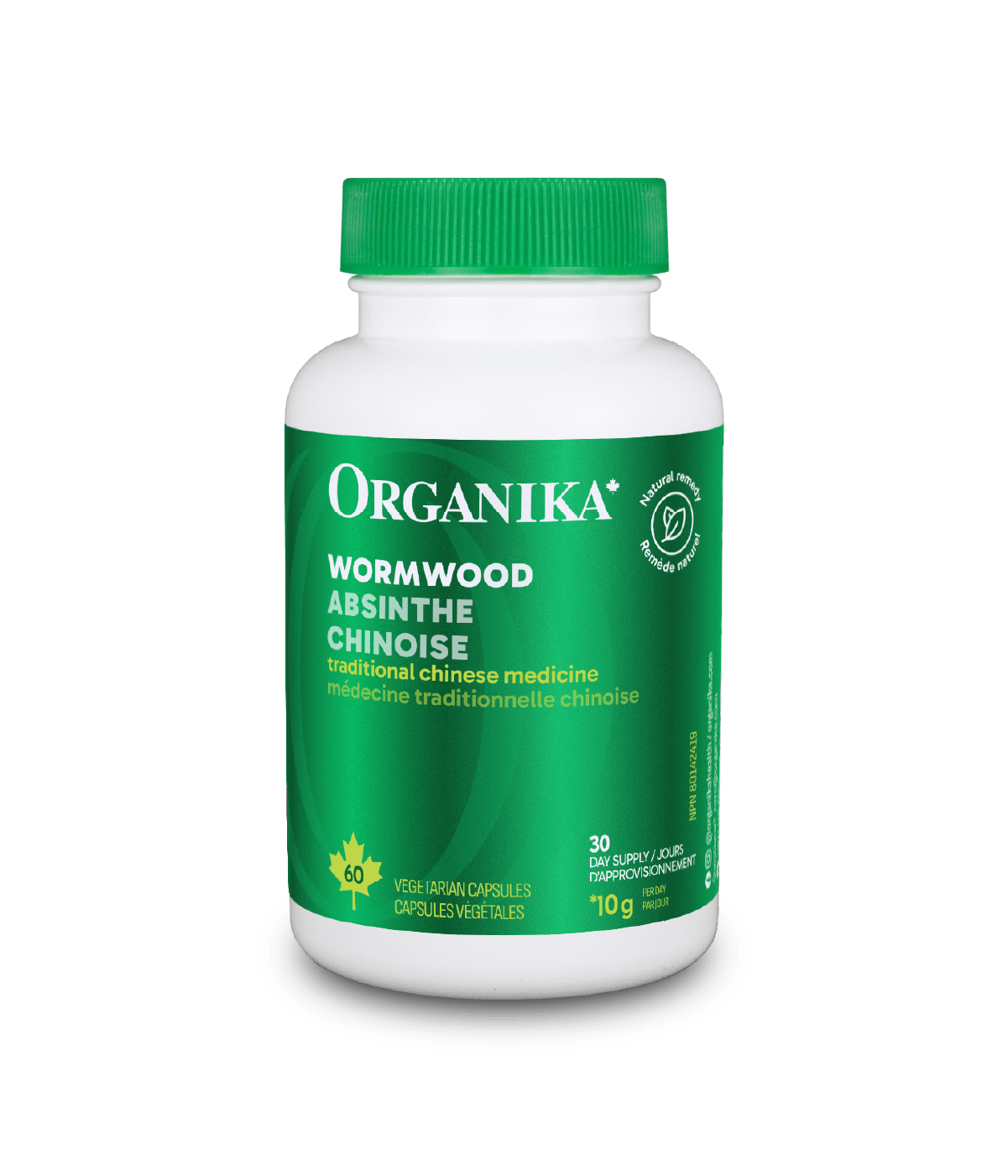 Wormwood - 60 vegetarian capsules - Organika Health Products