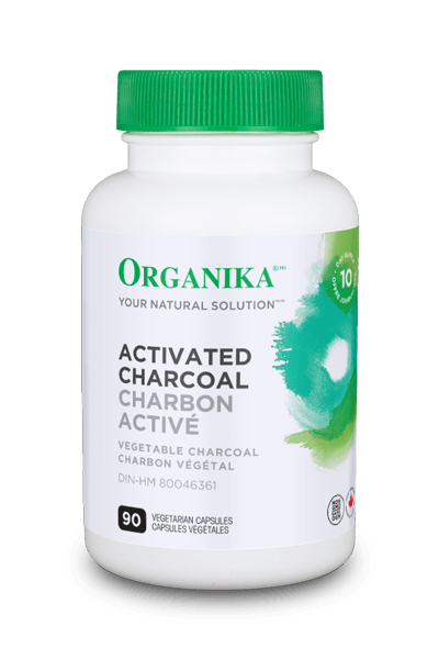 Activated Charcoal - 90 Vcaps - Organika Health Products