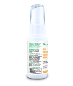 Bee Propolis Throat Spray (USA) - 1 fl oz (30 mL) - Organika Health Products