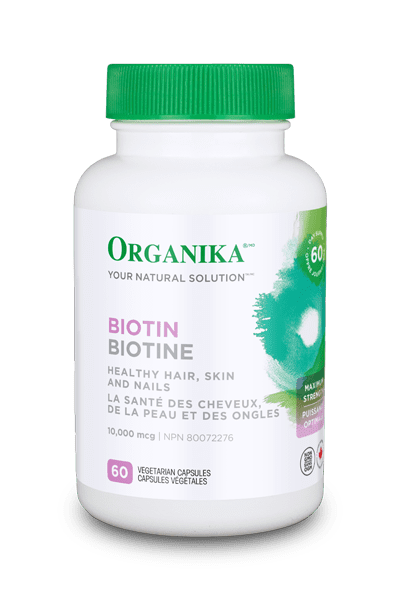 Biotin - 60 Vcaps - Organika Health Products